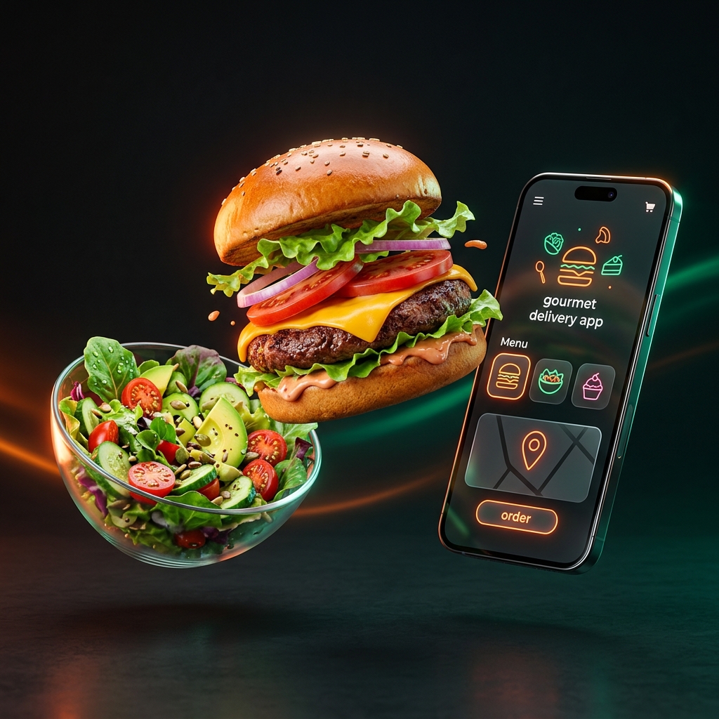 Premium 3D Food Delivery